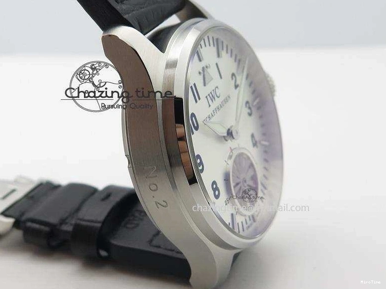 MIROTIME 0524 Big Pilot “Markus Buhler” IW5003 Turbine V6F Best Edition Silver Dial On Leather Strap A Reliable 7315